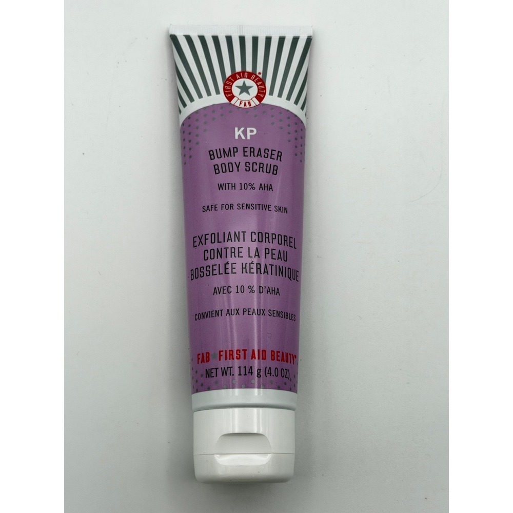 First‎ Aid Beauty KP Bump Eraser Body Scrub 4 oz Purple NEW